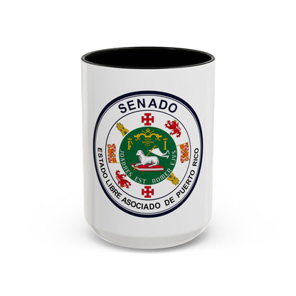 Seal of Puerto Rico Senate - Accent Coffee Mug