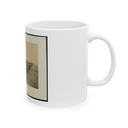 Brady's Incidents Of The War. (Fort Richardson Va.) Camp 1st. Conn Artilery Sic, Col. R.O. Tyler (U.S. Civil War) White Coffee Mug