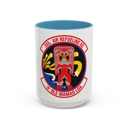 203 Air Refueling Squadron (U.S. Air Force) Accent Coffee Mug