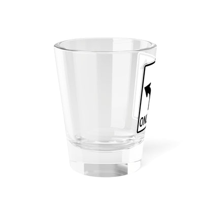 MUTCD-CA R61-1.1 (California) (Road Sign) Shot Glass 1.5oz