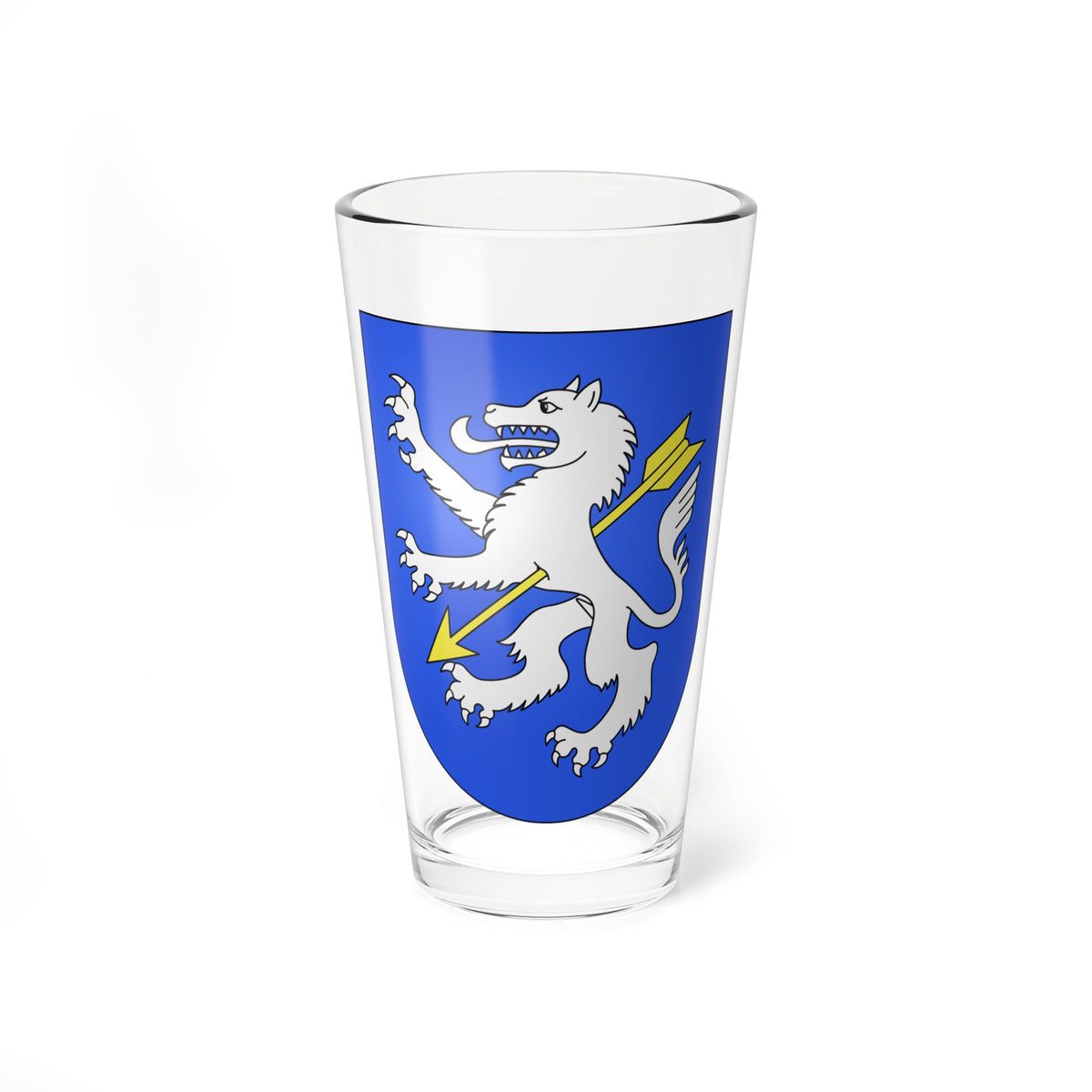 Wolfenschiessen-coat of arms (Switzerland) (Coat of Arms) Pint Glass 16oz