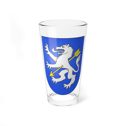 Wolfenschiessen-coat of arms (Switzerland) (Coat of Arms) Pint Glass 16oz