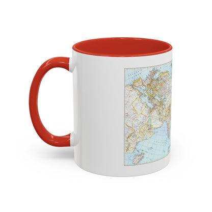 Asia and Adjacent Areas (1942) (Map) Accent Coffee Mug