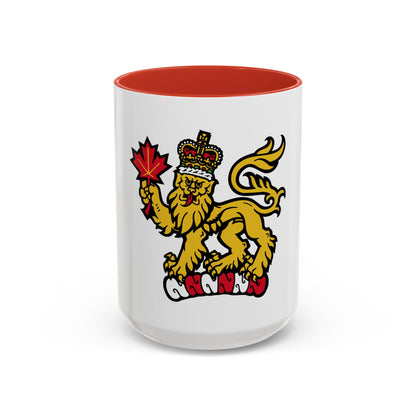 Canadian Crest - Accent Coffee Mug