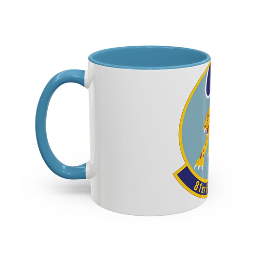 Tasse à café décorative du 81e escadron de chasse (US Air Force)