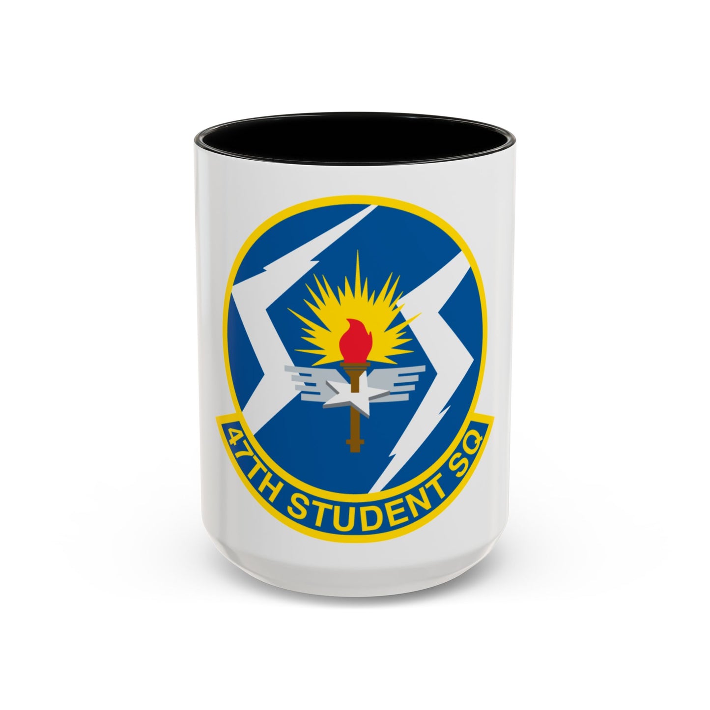 47th Student Sq (U.S. Air Force) Accent Coffee Mug