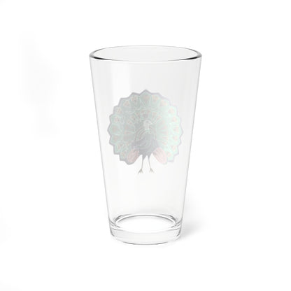 WikiProject Myanmar peacock (Myanmar) (Coat of Arms) Pint Glass 16oz