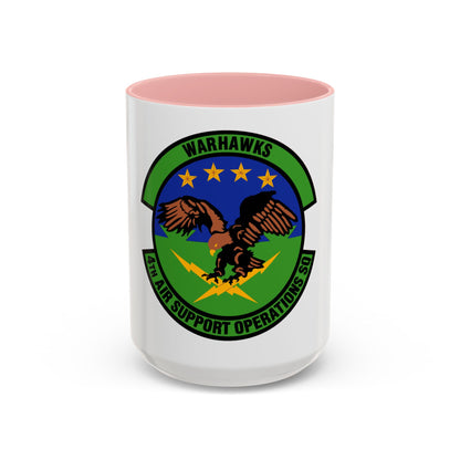 4 Air Support Operations Sq USAFE (U.S. Air Force) Accent Coffee Mug