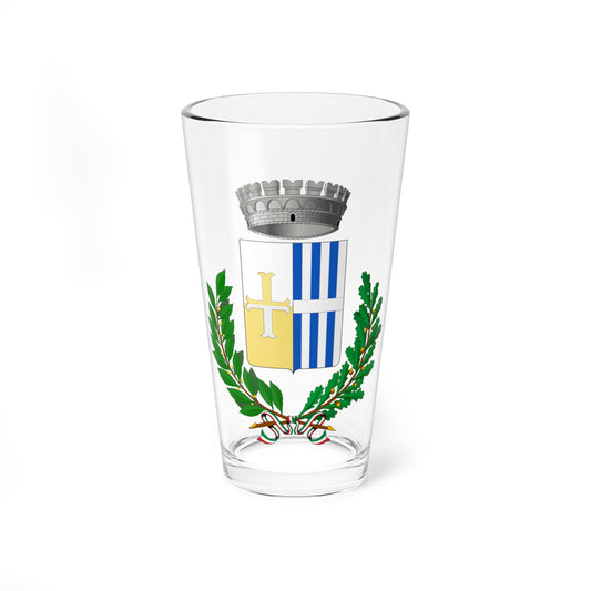 Villafranca Padovana-Stemma (Italy) (Coat of Arms) Pint Glass 16oz