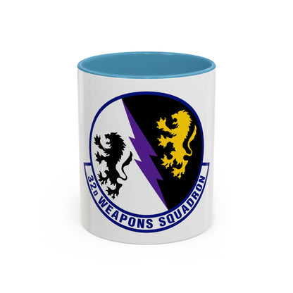 32 Weapons Squadron ACC (U.S. Air Force) Accent Coffee Mug