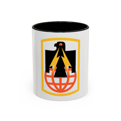 11th Signal Brigade (U.S. Army) Accent Coffee Mug