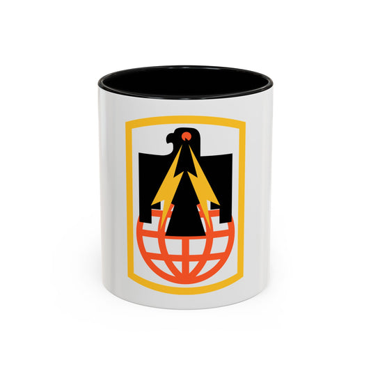 11th Signal Brigade (U.S. Army) Accent Coffee Mug