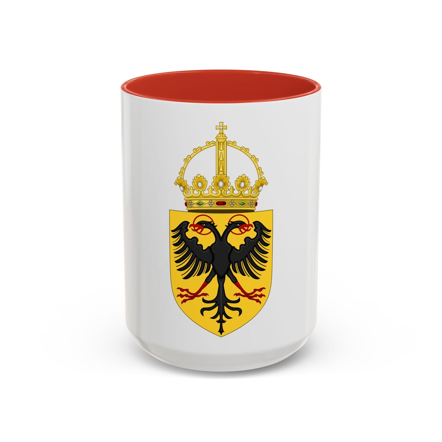Coat of Arms of the Holy Roman Emperor (1433-1450) - Accent Coffee Mug