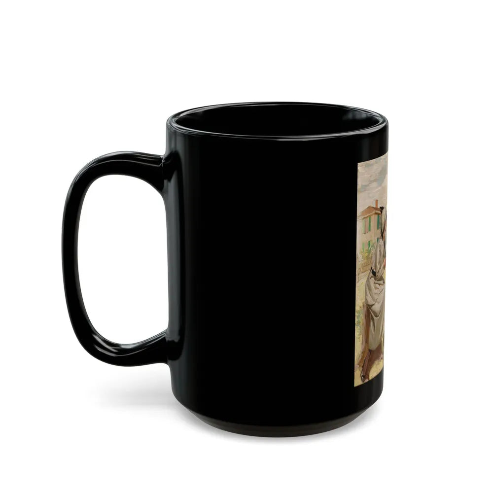 Franklin Pierce's Home - Black Coffee Mug-Go Mug Yourself