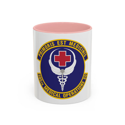 305th Medical Operations Squadron (U.S. Air Force) Accent Coffee Mug