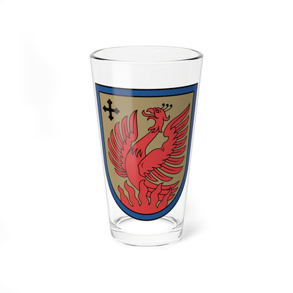 Dagdas novads COA (Latvia) (Coat of Arms) Pint Glass 16oz
