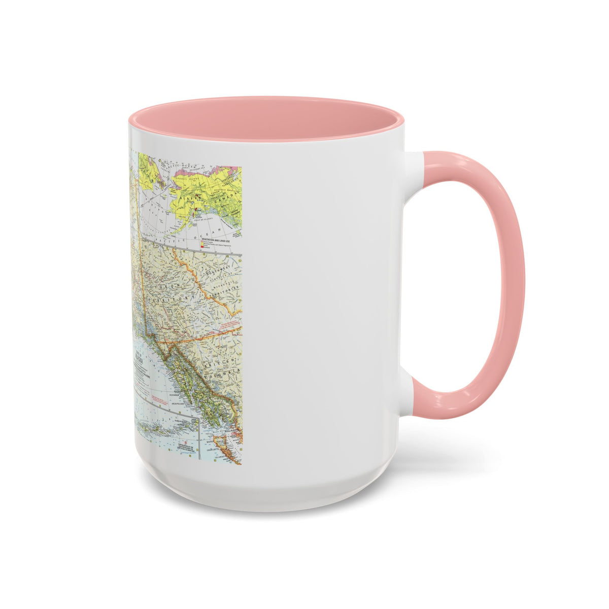 USA - Alaska (1959) (Map) Accent Coffee Mug