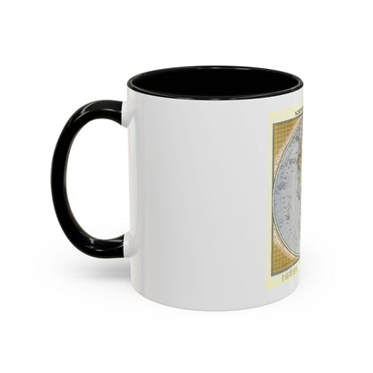 Northern Hemisphere (1946) (Map) Accent Coffee Mug