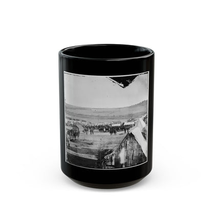 Fort Burnham, Va., Vicinity. Camp Of The 5th Pennsylvania Cavalry Near The Battlefield Of Oct. 29, 1864 (U.S. Civil War) Black Coffee Mug