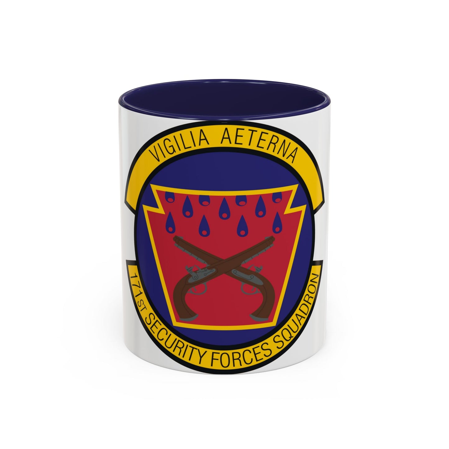 171st Security Forces Squadron (U.S. Air Force) Accent Coffee Mug