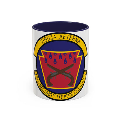 171st Security Forces Squadron (U.S. Air Force) Accent Coffee Mug