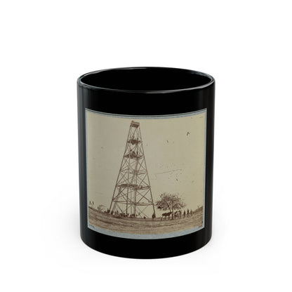 Signal Tower (U.S. Civil War) Black Coffee Mug