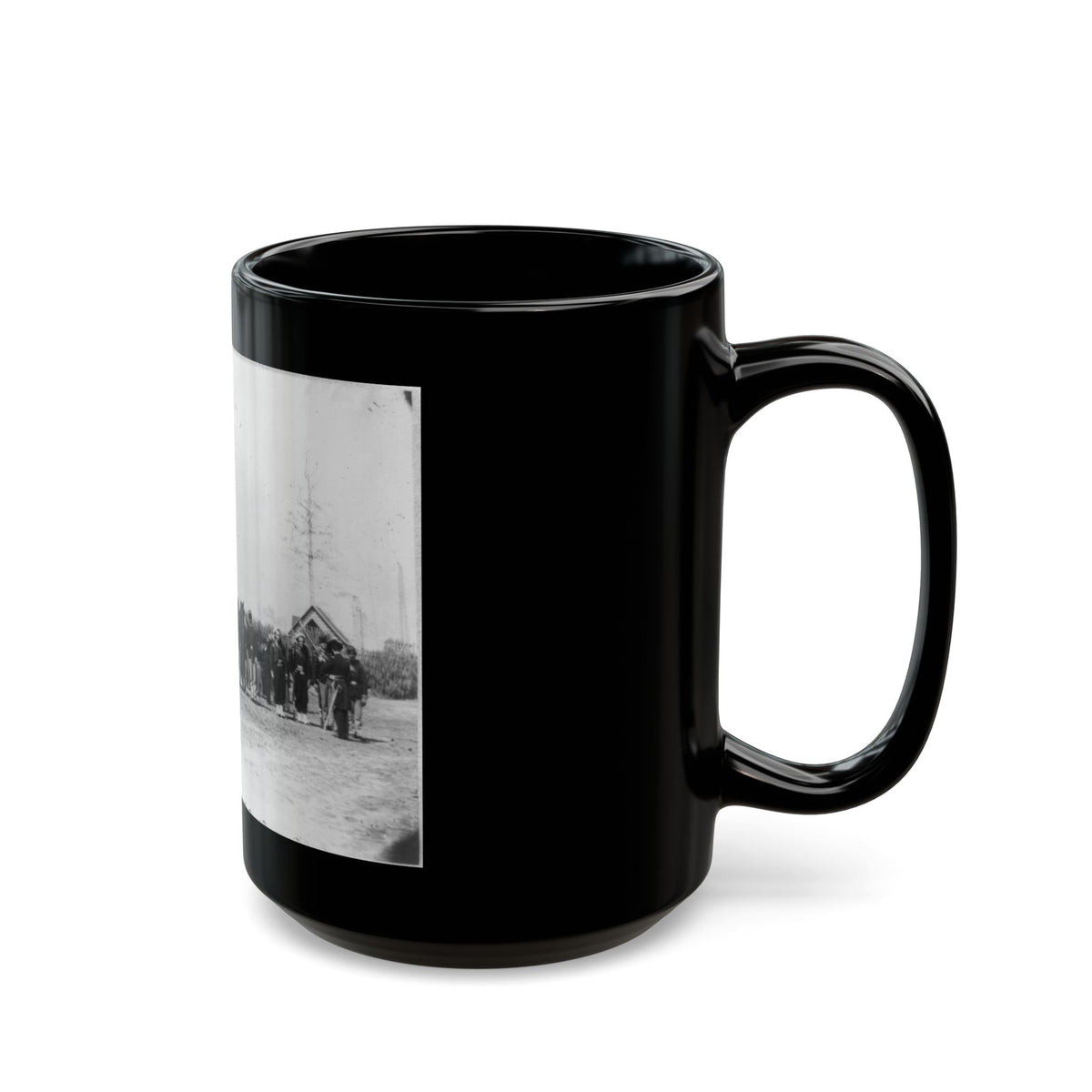 Group Of Provost Guards At Headquarters, Army Of The Potomac (U.S. Civil War) Black Coffee Mug