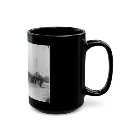 Group Of Provost Guards At Headquarters, Army Of The Potomac (U.S. Civil War) Black Coffee Mug