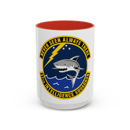 37 Intelligence Squadron ACC (U.S. Air Force) Accent Coffee Mug