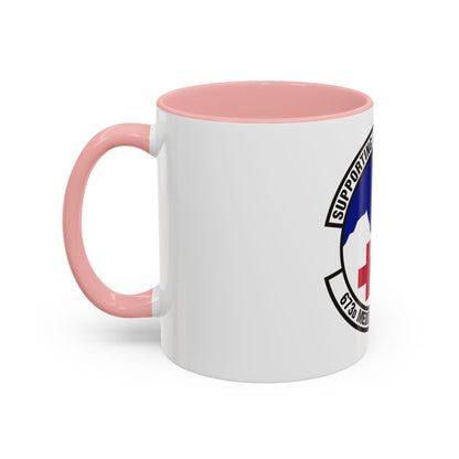 673d Medical Support Squadron (U.S. Air Force) Accent Coffee Mug