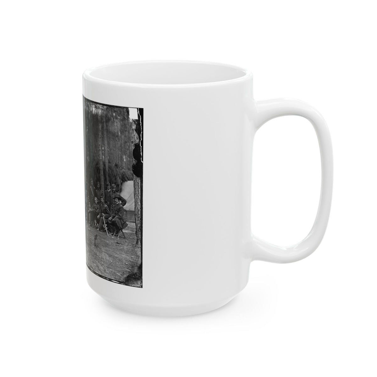 Petersburg, Virginia. Officers Of 114th Pennsylvania Infantry (U.S. Civil War) White Coffee Mug