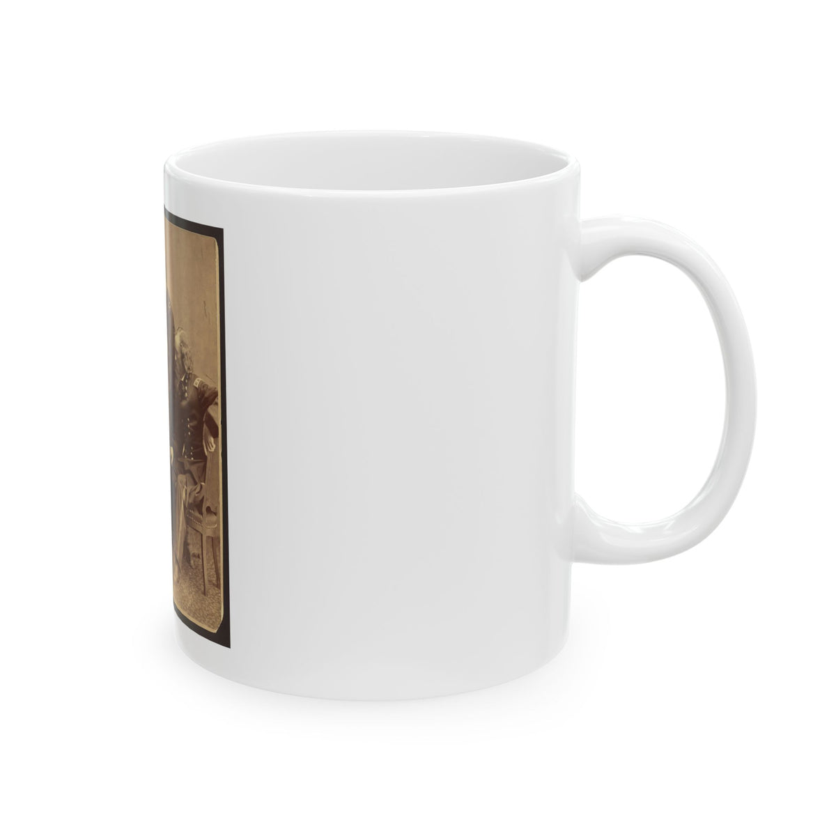 Sheridan And His Generals (U.S. Civil War) White Coffee Mug
