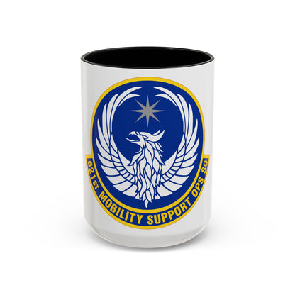 621 Mobility Support Operations Squadron AMC (U.S. Air Force) Accent Coffee Mug