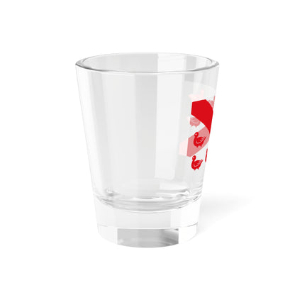 Tinlot vlag (Belgium) Shot Glass 1.5oz