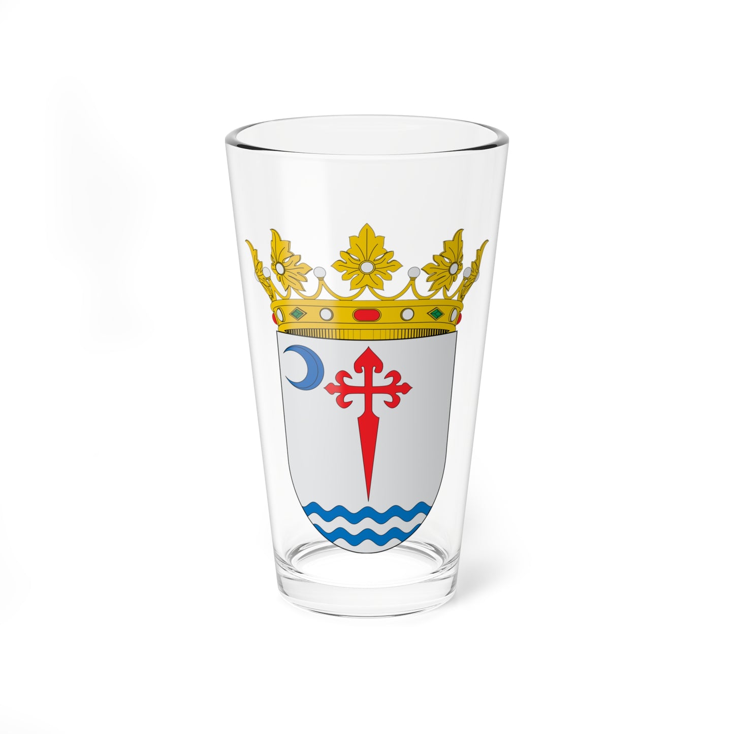 Escudo de Abarán (Spain) (Coat of Arms) Pint Glass 16oz