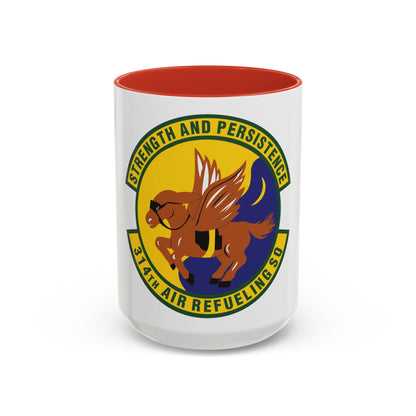314th Air Refueling Squadron (U.S. Air Force) Accent Coffee Mug