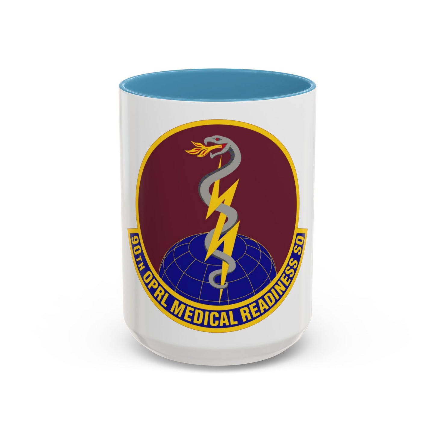 90 Operational Medical Readiness Squadron AFGSC (U.S. Air Force) Accent Coffee Mug