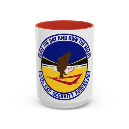 332d Expeditionary Security Forces Squadron (U.S. Air Force) Accent Coffee Mug