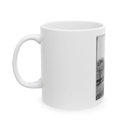 Atlanta, Georgia (Vicinity). View Of Houses (U.S. Civil War) White Coffee Mug