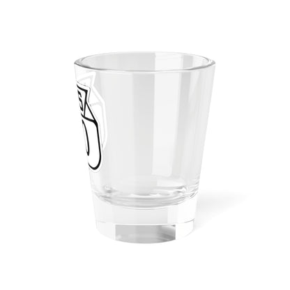 WIS 00 1938 template (Wisconsin) (Road Sign) Shot Glass 1.5oz