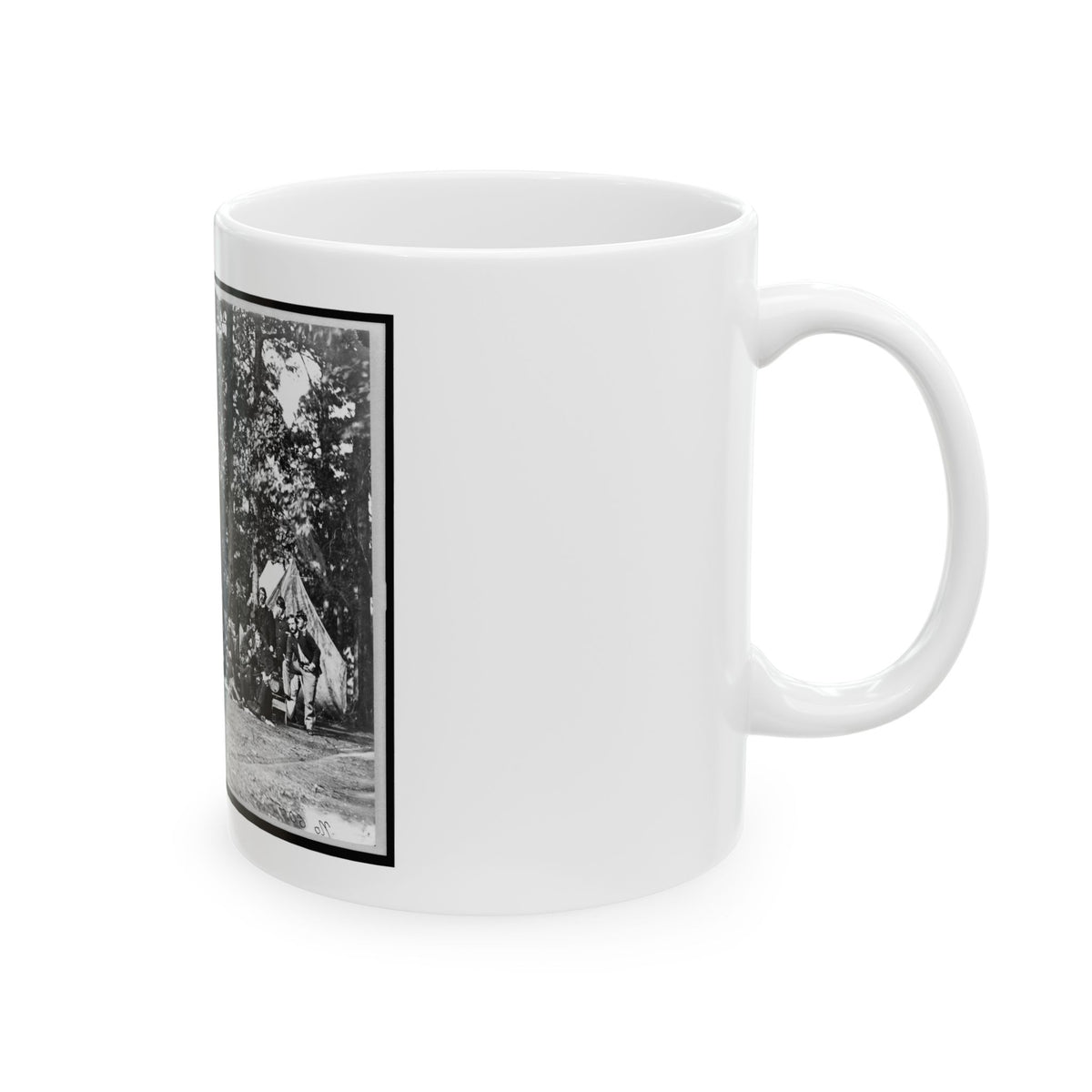 Officers Of U.S. Horse Artillery Brigade, Near Culpeper, Va., September, 1863 001 (U.S. Civil War) White Coffee Mug