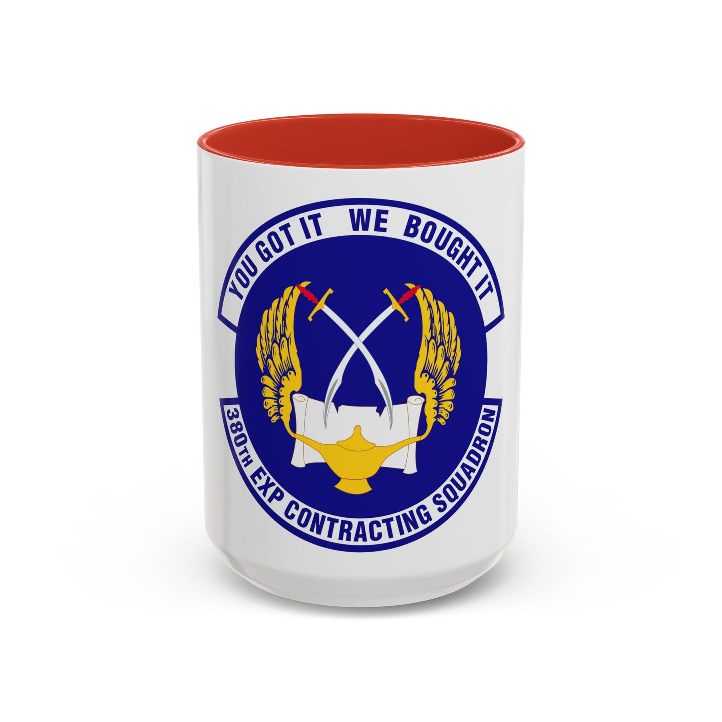 380th Expeditionary Contracting Squadron (U.S. Air Force) Accent Coffee Mug