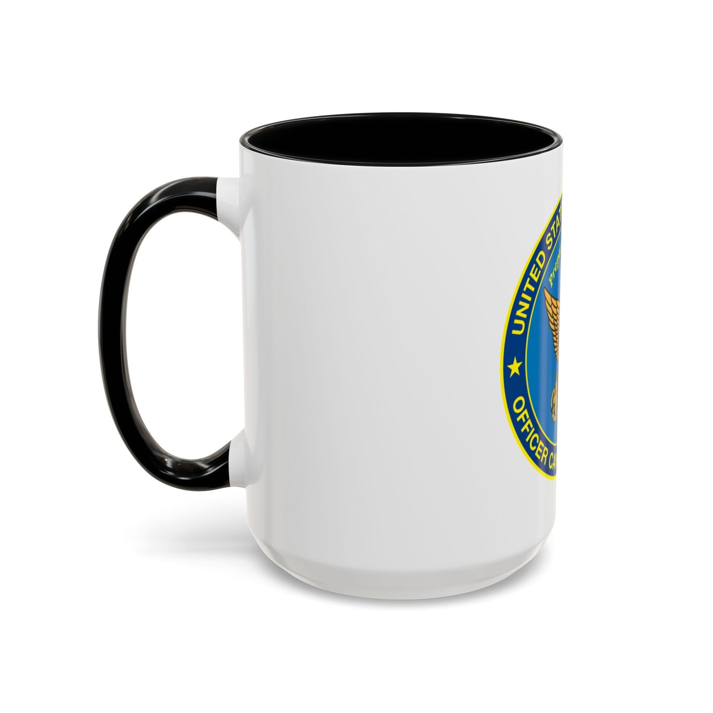 USCG Officer Candidate School (U.S. Coast Guard) Accent Coffee Mug