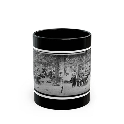 Bealeton, Virginia. Army Of The Potomac Officer's Mess Of Company D, 93d New York Infantry (U.S. Civil War) Black Coffee Mug
