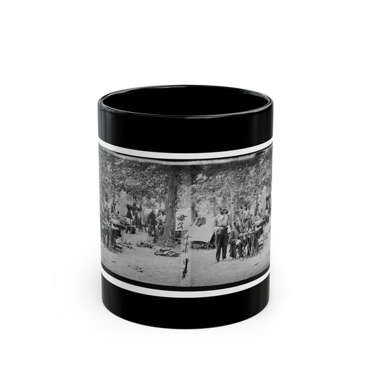 Bealeton, Virginia. Army Of The Potomac Officer's Mess Of Company D, 93d New York Infantry (U.S. Civil War) Black Coffee Mug