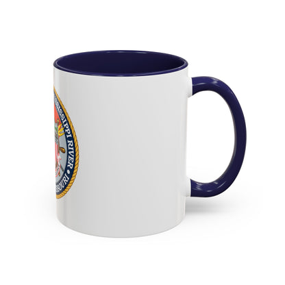 USCG Sector Upper Mississippi River (U.S. Coast Guard) Accent Coffee Mug