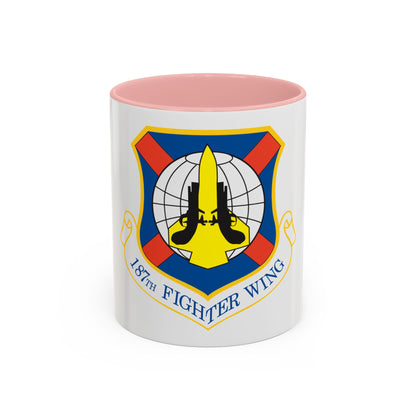 187th Fighter Wing (U.S. Air Force) Accent Coffee Mug