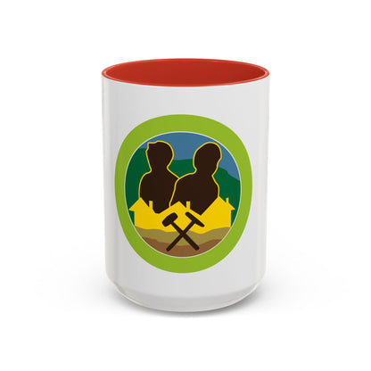 Mining in Society (Boy Scout Merit Badge) Accent Coffee Mug