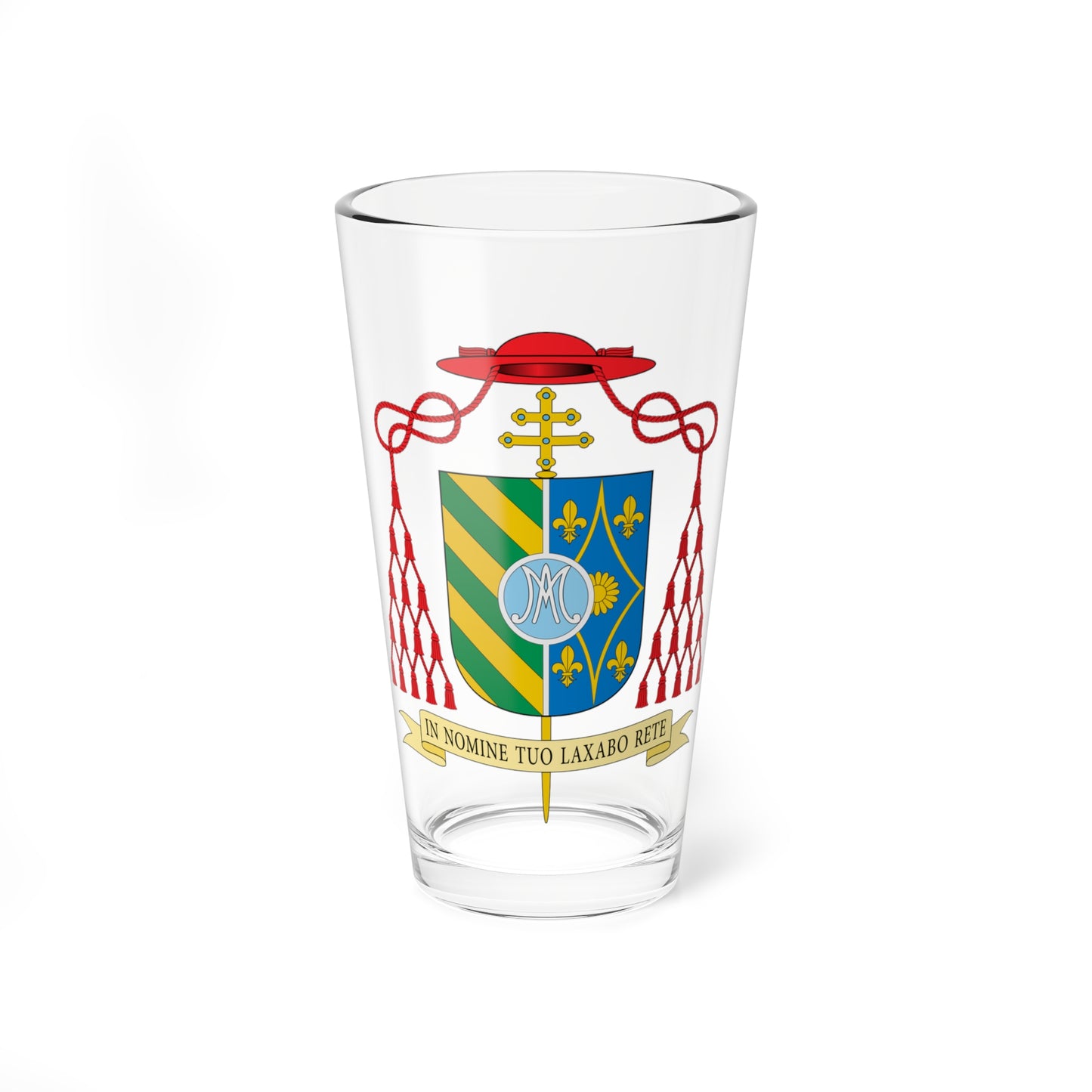 Escudo de Agustín García-Gasco (Spain) (Coat of Arms) Pint Glass 16oz