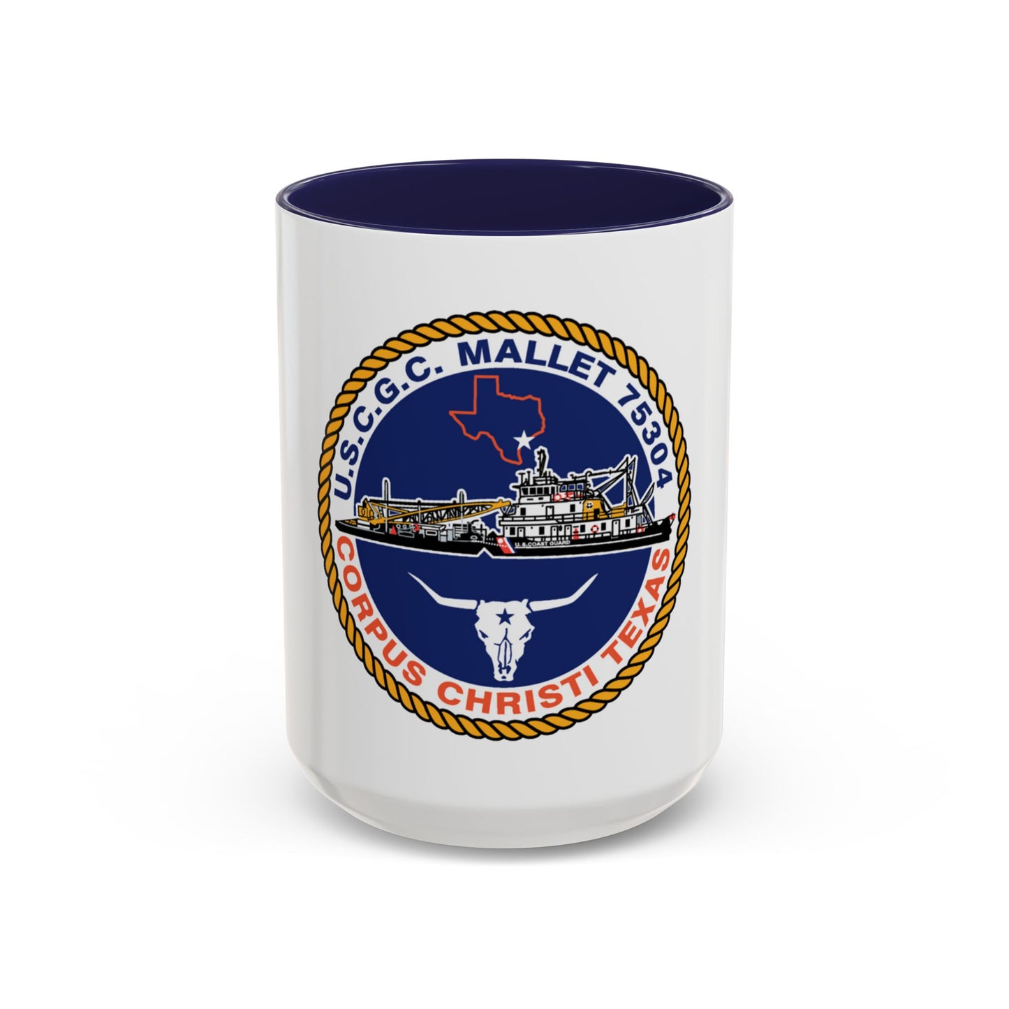 USCGC Mallet 75304 (U.S. Coast Guard) Accent Coffee Mug